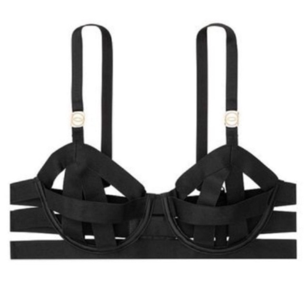 New! Victoria's Secret Very Sexy Strappy Caged Balconette Bra 10345